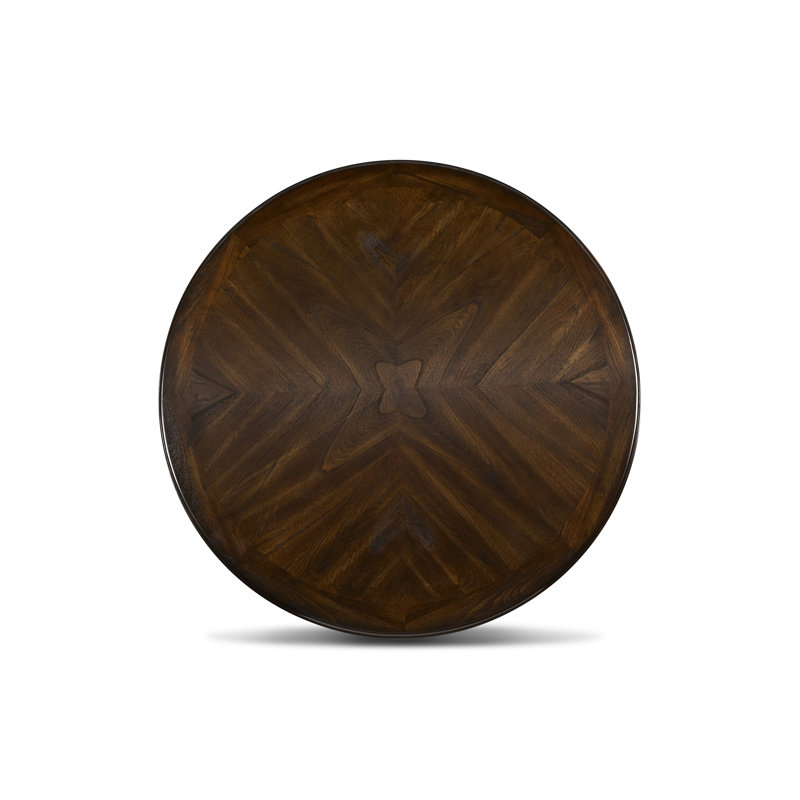 Winston Porter Jackins 4 Person Round Solid Wood Dining Set & Reviews